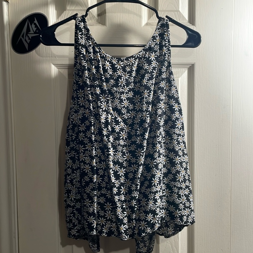 Flower Tank Top for sale with open back.